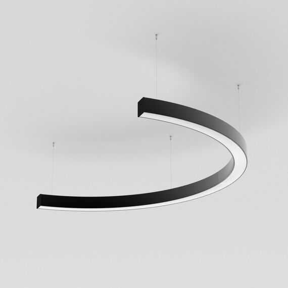 Arlight 034016(1) Светильник SP-LINE-HANG-ARC-C3535-D800-34W Warm3000 (BLACK, 230V) (Arlight, Металл) - ! УПАКОВКА СОСТОИТ ИЗ - 1 шт