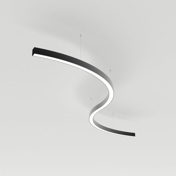 Arlight 034057(1) Светильник SP-LINE-HANG ARC-S3535-D1500-124W Day4000 (BLACK, 230V) (Arlight, Металл) - ! УПАКОВКА СОСТОИТ ИЗ - 1 шт, изображение 2