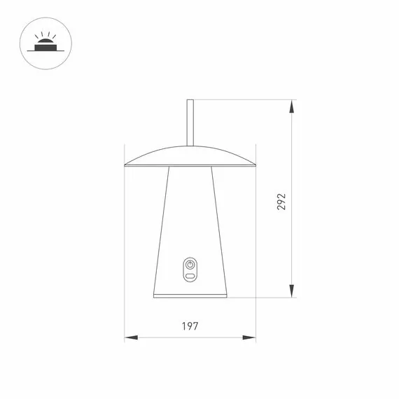 Arlight 031628 Светильник SP-PATIO-TAB-2W Warm3000 (GR, 127 deg) (Arlight, IP54 Металл, 2 года) - ! УПАКОВКА СОСТОИТ ИЗ - 1 шт, изображение 3