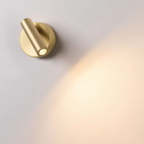 Arlight 033061 Светильник SP-BED-NB-R90-3W Warm3000 (GD, 20 deg, 230V) (Arlight, IP20 Металл, 3 года) - ! УПАКОВКА СОСТОИТ ИЗ - 1 шт, изображение 4