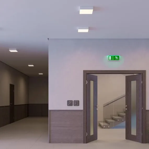 Arlight 041007 Светильник IM-QUADRO-EMERGENCY-3H-S250x250-28W Day4000 (BK, 120 deg, 230V) (Arlight, IP40 Металл, 2 года) - ! УПАКОВКА СОСТОИТ ИЗ - 1 шт, изображение 6