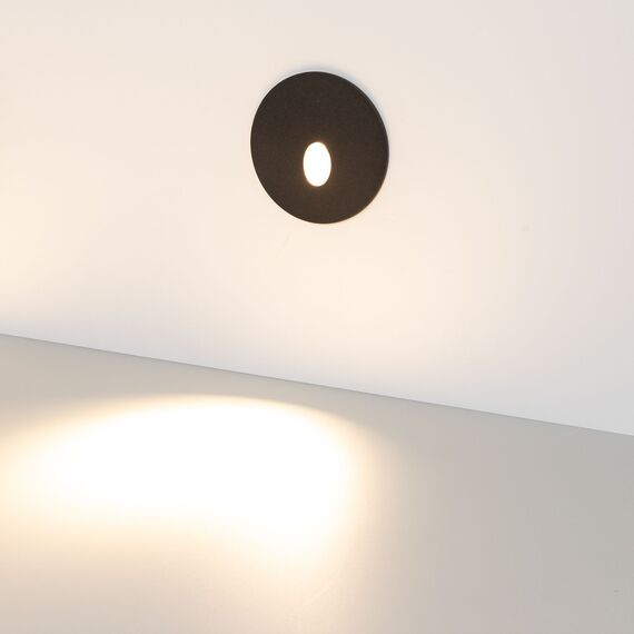 Arlight 031166 Светильник LT-GAP-R70-3W Warm3000 (BK, 30deg, 230V) (Arlight, IP65 Металл, 3 года) - ! УПАКОВКА СОСТОИТ ИЗ - 1 шт, изображение 4