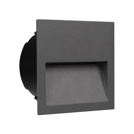 Arlight 029963 Светильник LTD-TRAIL-S115x115-4W Warm3000 (GR, 70 deg, 230V) (Arlight, IP65 Металл, 3 года) - ! УПАКОВКА СОСТОИТ ИЗ - 1 шт