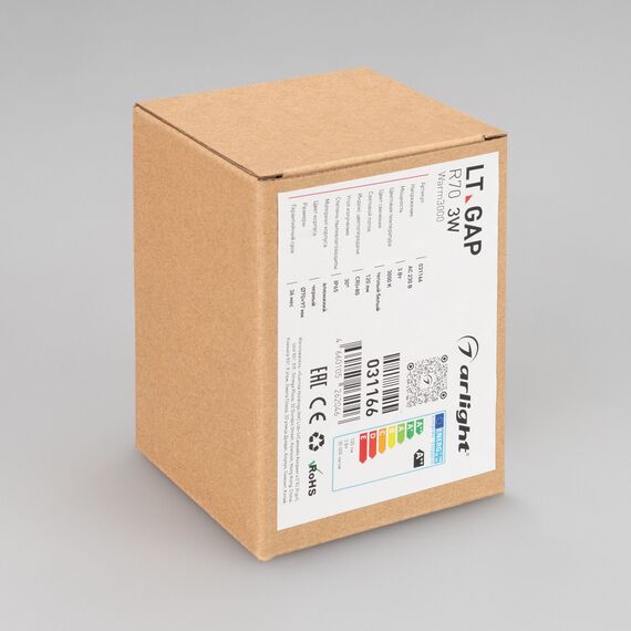 Arlight 031166 Светильник LT-GAP-R70-3W Warm3000 (BK, 30deg, 230V) (Arlight, IP65 Металл, 3 года) - ! УПАКОВКА СОСТОИТ ИЗ - 1 шт, изображение 11