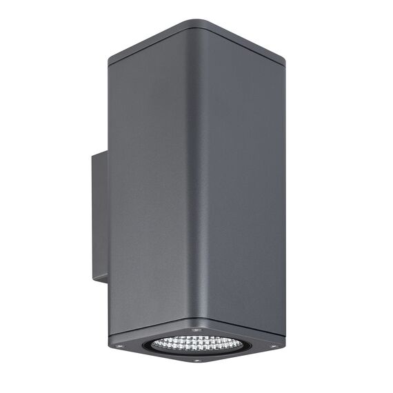 Arlight 046194 Светильник LGD-EVO-WALL-TWIN-S100x100-2x12W Day4000 (GR, 44 deg, 230V) (Arlight, IP54 Металл, 3 года) - ! УПАКОВКА СОСТОИТ ИЗ - 1 шт, изображение 2