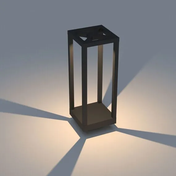 Arlight 021800 Светильник LGD-Path-Cub-H500B-12W Warm White (Arlight, IP54 Металл, 3 года) - ! УПАКОВКА СОСТОИТ ИЗ - 1 шт, изображение 5