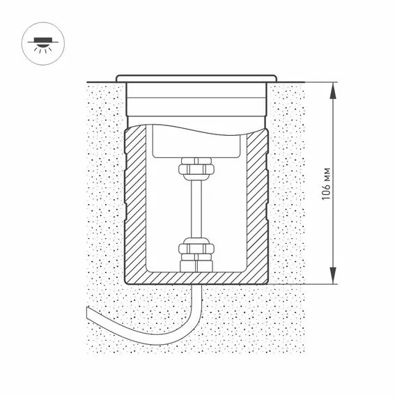 Arlight 024939 Светильник KT-AQUA-COLOR-R85-9W RGB (SL, 25 deg, 12V) (Arlight, IP68 Металл, 3 года) - ! УПАКОВКА СОСТОИТ ИЗ - 1 шт, изображение 7