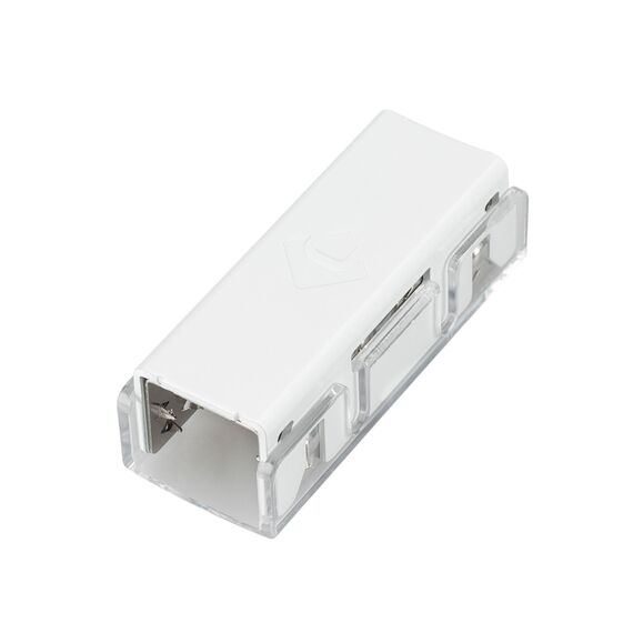 Arlight 028842 Коннектор питания ARL-MOONLIGHT-1213-CON-POWER-MID-WH (Arlight, Пластик) - ! УПАКОВКА СОСТОИТ ИЗ - 1 шт, изображение 2