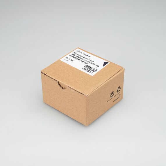 Arlight 028063 Коннектор питания ARL-MOONLIGHT-1213-CON-POWER-RR-WH (Arlight, Пластик) - ! УПАКОВКА СОСТОИТ ИЗ - 1 шт, изображение 4