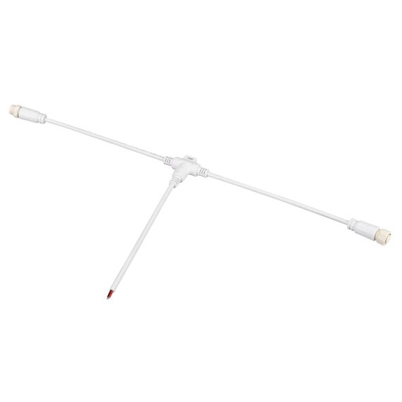 Arlight 031466 Коннектор питания ARL-MOONLIGHT-SPI/DMX-CON-POWER-T-MID-WIRE-WH (Arlight, IP67 Пластик, 3 года) - ! УПАКОВКА СОСТОИТ ИЗ - 1 шт