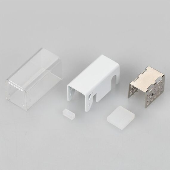 Arlight 028051 Коннектор питания ARL-MOONLIGHT-1712-CON-POWER-HR-WH (Arlight, Пластик) - ! УПАКОВКА СОСТОИТ ИЗ - 1 шт, изображение 10