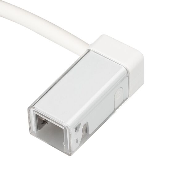 Arlight 028063 Коннектор питания ARL-MOONLIGHT-1213-CON-POWER-RR-WH (Arlight, Пластик) - ! УПАКОВКА СОСТОИТ ИЗ - 1 шт, изображение 2