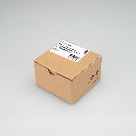 Arlight 028059 Коннектор питания ARL-MOONLIGHT-1213-CON-POWER-DR-WH (Arlight, Пластик) - ! УПАКОВКА СОСТОИТ ИЗ - 1 шт, изображение 3