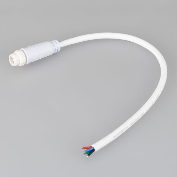 Arlight 041021 Коннектор питания MOONLIGHT-SPI/DMX-CON-POWER-MALE-WH (Arlight, IP67 Пластик, 3 года) - ! УПАКОВКА СОСТОИТ ИЗ - 1 шт, изображение 3