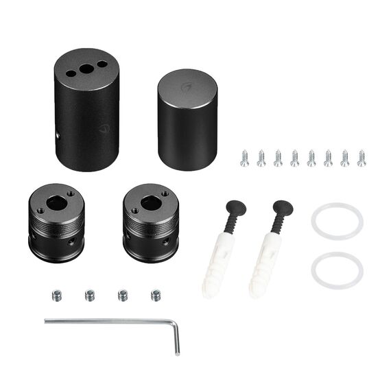 Arlight 048591 Крепление MOONLIGHT-VT-CEILING-D18 Black (Arlight, Металл) - ! УПАКОВКА СОСТОИТ ИЗ - 1 компл