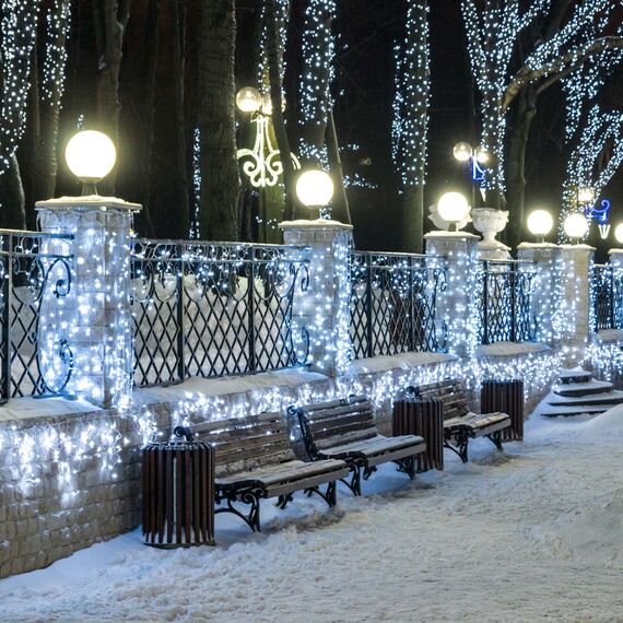 Arlight 034917 Светодиодная гирлянда ARD-EDGE-CLASSIC-2400x600-WHITE-88LED-PULSE White (230V, 6W) (Ardecoled, IP65) - ! УПАКОВКА СОСТОИТ ИЗ - 1 шт, изображение 4