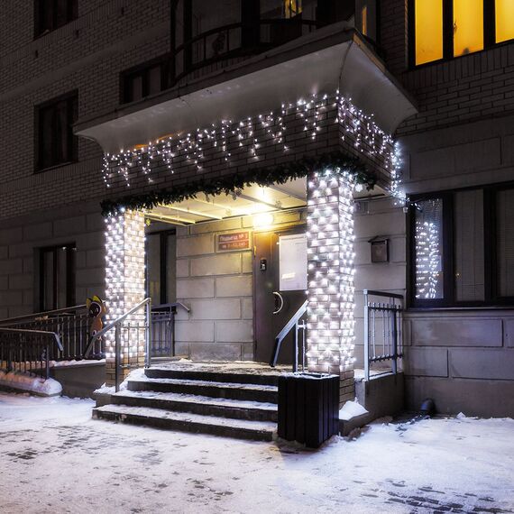 Arlight 034109 Светодиодная гирлянда ARD-EDGE-PRO-4000x600-BLACK-128LED-MILK-STD White (230V, 8W) (Ardecoled, IP65) - ! УПАКОВКА СОСТОИТ ИЗ - 1 шт, изображение 7