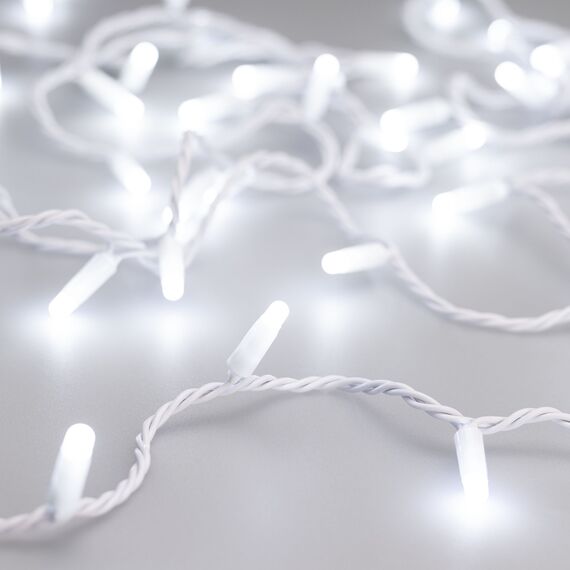 Arlight 031202 Светодиодная гирлянда ARD-STRING-CLASSIC-10000-WHITE-100LED-MILK-STD White (230V, 7W) (Ardecoled, IP65) - ! УПАКОВКА СОСТОИТ ИЗ - 1 шт