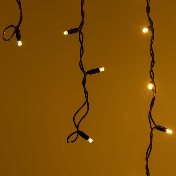 Arlight 034129 Светодиодная гирлянда ARD-EDGE-PRO-4000x600-BLACK-128LED-MILK-FLASH Warm/Warm (230V, 8W) (Ardecoled, IP65) - ! УПАКОВКА СОСТОИТ ИЗ - 1 шт, изображение 6