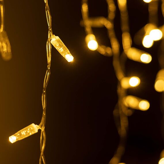 Arlight 031190 Светодиодная гирлянда ARD-EDGE-CLASSIC-2400x600-CLEAR-88LED-FLASH Warm/Warm (230V, 6W) (Ardecoled, IP65) - ! УПАКОВКА СОСТОИТ ИЗ - 1 шт