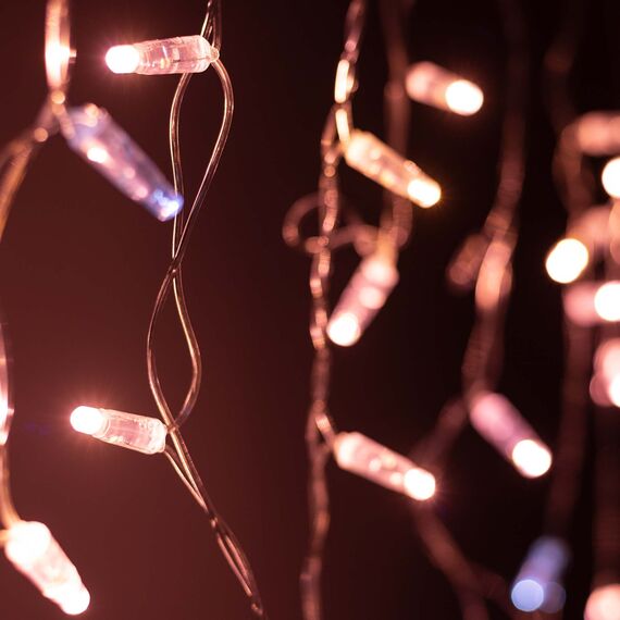 Arlight 031189 Светодиодная гирлянда ARD-EDGE-CLASSIC-2400x600-CLEAR-88LED-FLASH Rose Gold (230V, 6W) (Ardecoled, IP65) - ! УПАКОВКА СОСТОИТ ИЗ - 1 шт