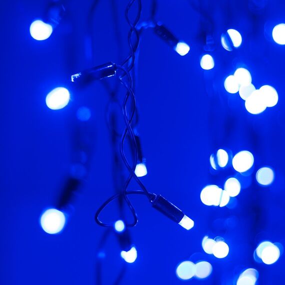 Arlight 026009 Светодиодная гирлянда ARD-EDGE-CLASSIC-2400x600-BLACK-88LED-STD BLUE (230V, 6W) (Ardecoled, IP65) - ! УПАКОВКА СОСТОИТ ИЗ - 1 шт, изображение 4