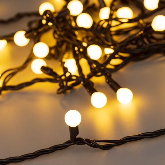 Arlight 025566 Светодиодная гирлянда ARD-BALL-CLASSIC-D13-5000-BLACK-50LED WARM (230V, 3.5W) (Ardecoled, IP65) - ! УПАКОВКА СОСТОИТ ИЗ - 1 шт, изображение 2