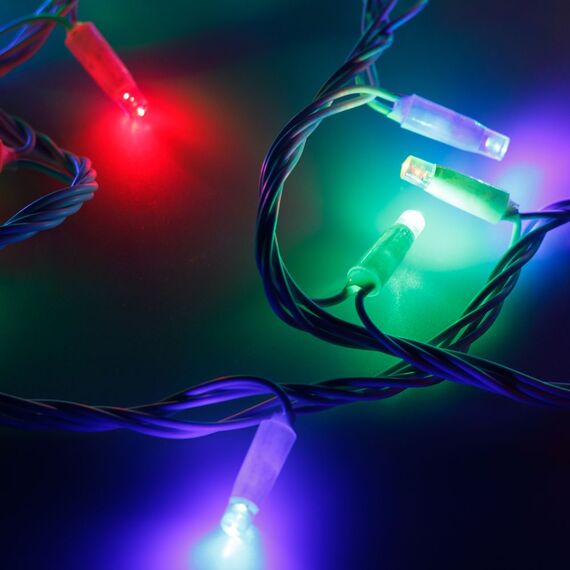 Arlight 025823 Светодиодная гирлянда ARD-STRING-CLASSIC-10000-WHITE-100LED-LIVE RGB (230V, 7W) (Ardecoled, IP65) - ! УПАКОВКА СОСТОИТ ИЗ - 1 шт, изображение 2