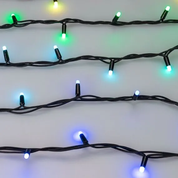 Arlight 031754 Светодиодная гирлянда ARD-STRING-PRO-10000-BLACK-100LED-MILK-LIVE RGB-DMX (24V, 10W) (Ardecoled, IP65) - ! УПАКОВКА СОСТОИТ ИЗ - 1 шт, изображение 6