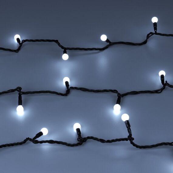 Arlight 025571 Светодиодная гирлянда ARD-BALL-CLASSIC-D13-10000-BLACK-100LED WHITE (230V, 7W) (Ardecoled, IP65) - ! УПАКОВКА СОСТОИТ ИЗ - 1 шт, изображение 4