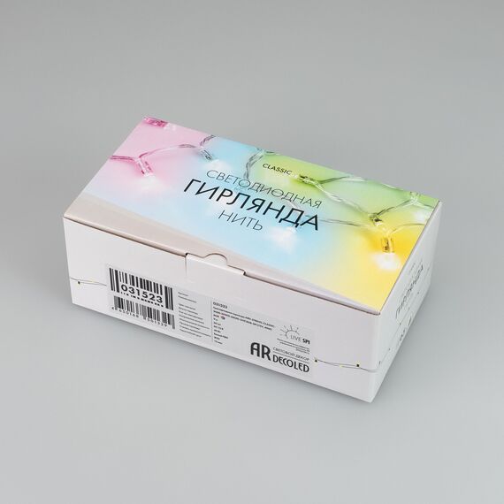 Arlight 031523 Светодиодная гирлянда ARD-STRING-CLASSIC-9000-WHITE-60LED-LIVE RGB-SPI (12V, 40W) (Ardecoled, IP65) - ! УПАКОВКА СОСТОИТ ИЗ - 1 шт, изображение 5