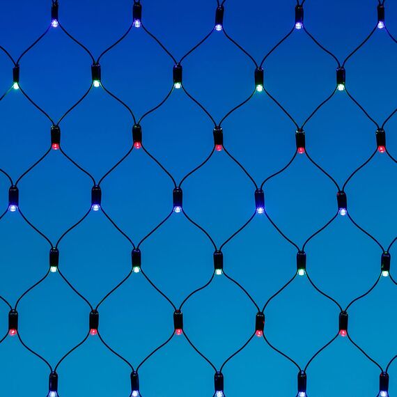 Arlight 024693 Светодиодная гирлянда ARD-NETLIGHT-CLASSIC-2500x2500-BLACK-432LED RGB (230V, 26W) (Ardecoled, IP65) - ! УПАКОВКА СОСТОИТ ИЗ - 1 шт, изображение 6