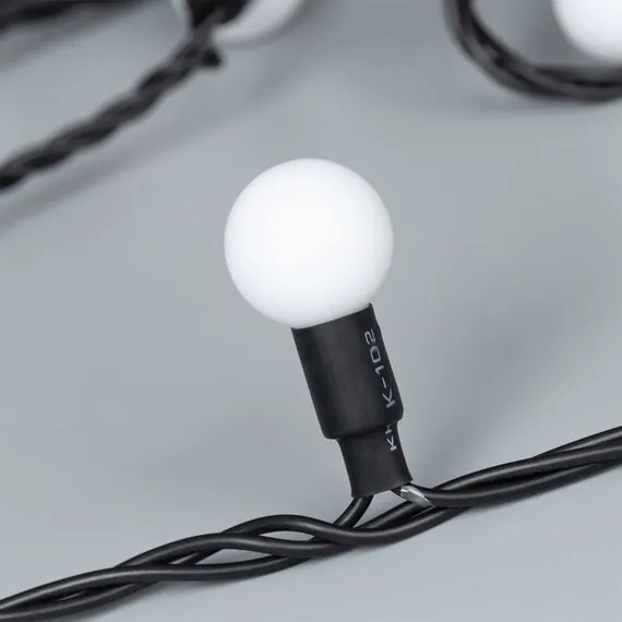 Arlight 025635 Светодиодная гирлянда ARD-BALL-PRO-D23-20000-BLACK-160LED RGB (230V, 14W) (Ardecoled, IP65) - ! УПАКОВКА СОСТОИТ ИЗ - 1 шт, изображение 8