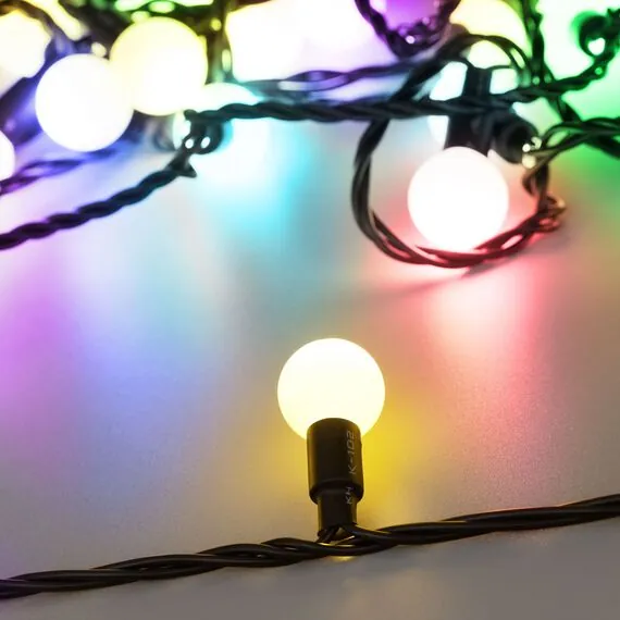 Arlight 025635 Светодиодная гирлянда ARD-BALL-PRO-D23-20000-BLACK-160LED RGB (230V, 14W) (Ardecoled, IP65) - ! УПАКОВКА СОСТОИТ ИЗ - 1 шт