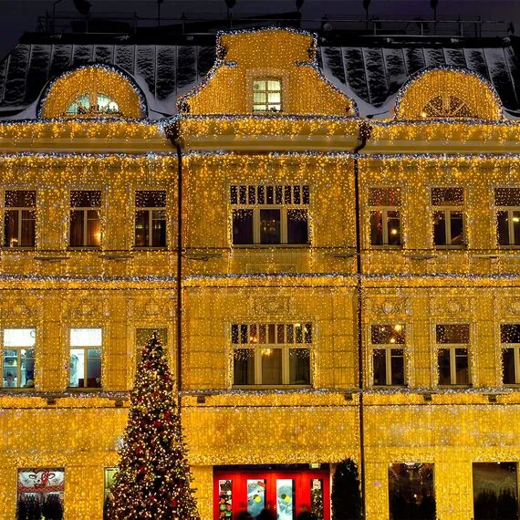 Arlight 024853 Светодиодная гирлянда ARD-CURTAIN-CLASSIC-2000x1500-CLEAR-360LED-BLINK Warm-White (230V, 60W) (Ardecoled, IP65) - ! УПАКОВКА СОСТОИТ ИЗ - 1 шт, изображение 2