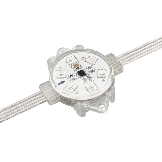 Arlight 029379 Модуль управляемый VISOR-SPI-5060-6-24V RGB 120deg (D40x12mm, 1.5W, IP68) (Arlight, Пластик, 3 года) - ! УПАКОВКА СОСТОИТ ИЗ - 40 шт, изображение 9