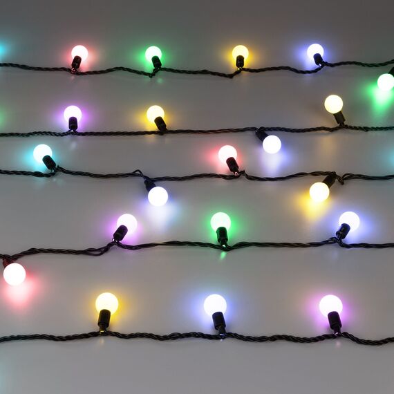 Arlight 025619 Светодиодная гирлянда ARD-BALL-CLASSIC-D23-10000-BLACK-80LED RGB (230V, 3.5W) (Ardecoled, IP65) - ! УПАКОВКА СОСТОИТ ИЗ - 1 шт, изображение 3