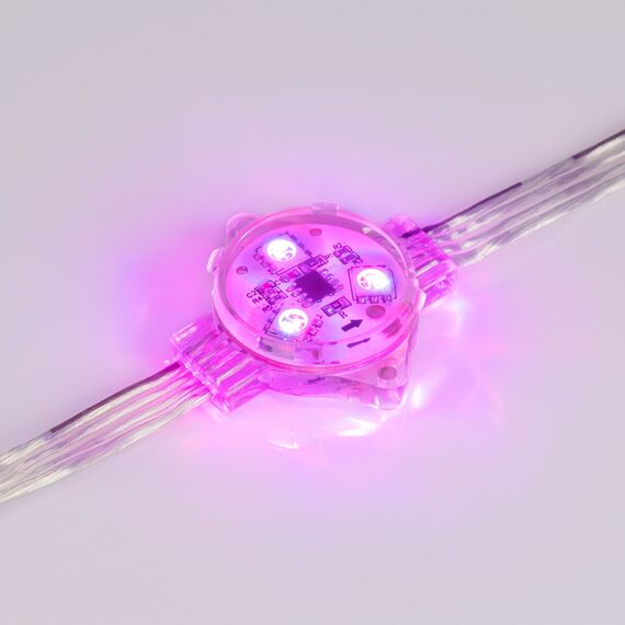 Arlight 029377 Модуль управляемый VISOR-SPI-5060-3-12V RGB 120deg (D30x16mm, 0.75W, IP68) (Arlight, Пластик, 3 года) - ! УПАКОВКА СОСТОИТ ИЗ - 40 шт, изображение 5