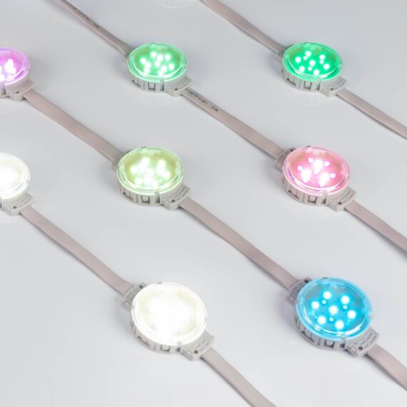 Arlight 036825 Модуль управляемый DMX-F10-D50 24V RGBW (2W, IP68, 120 deg) (Arlight, Пластик, 3 года) - ! УПАКОВКА СОСТОИТ ИЗ - 60 шт, изображение 9