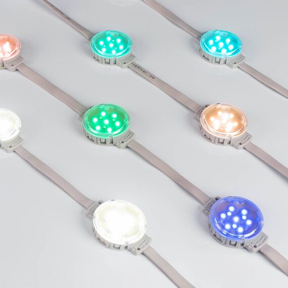 Arlight 036825 Модуль управляемый DMX-F10-D50 24V RGBW (2W, IP68, 120 deg) (Arlight, Пластик, 3 года) - ! УПАКОВКА СОСТОИТ ИЗ - 60 шт, изображение 6