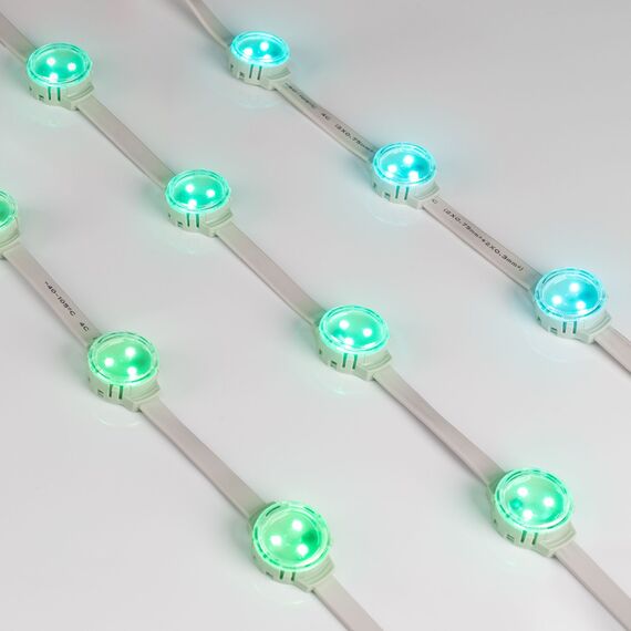 Arlight 029240 Модуль управляемый SOLEX-SPI-3535-3-12V RGB 120deg (D30x16mm, 0.75W, IP67) (Arlight, Пластик, 3 года) - ! УПАКОВКА СОСТОИТ ИЗ - 60 шт, изображение 8