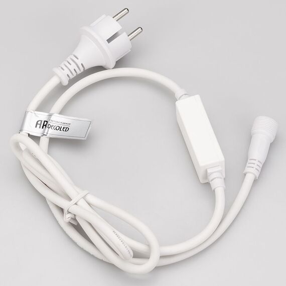 Arlight 025884 Шнур питания ARD-CLASSIC-STD-1.5M White (230V, 1.6A) (Ardecoled, Закрытый) - ! УПАКОВКА СОСТОИТ ИЗ - 1 шт, изображение 3