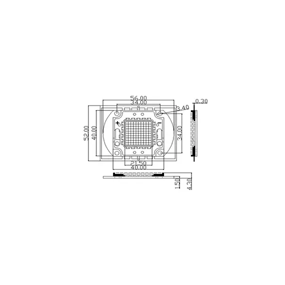 Arlight 018433 Мощный светодиод ARPL-80W-EPA-5060-DW (2800mA) (Arlight, -) - ! УПАКОВКА СОСТОИТ ИЗ - 4 шт, изображение 4