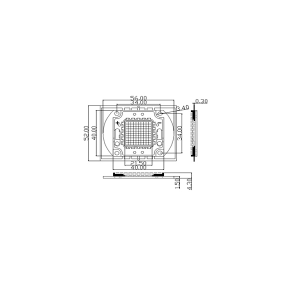 Arlight 018490 Мощный светодиод ARPL-30W-EPA-5060-WW (1050mA) (Arlight, -) - ! УПАКОВКА СОСТОИТ ИЗ - 4 шт, изображение 3