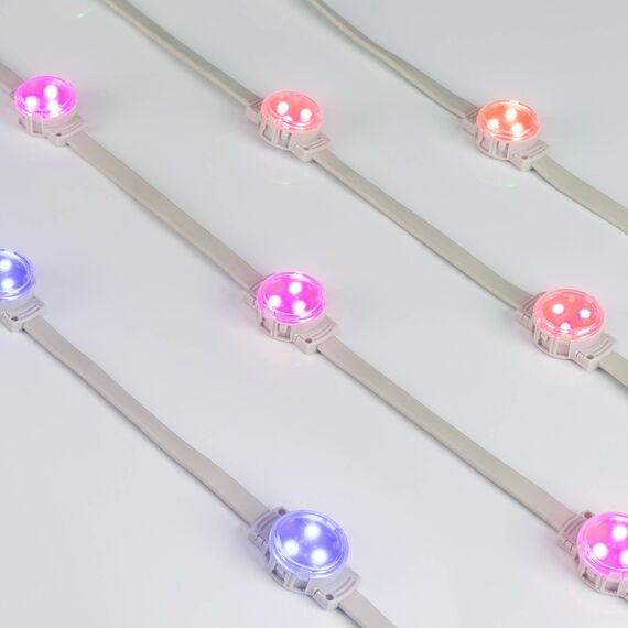 Arlight 036831 Модуль управляемый SPI-F3-D30 12V RGB-RAM-Auto (0.6W, IP68, 120 deg) (Arlight, Пластик, 3 года) - ! УПАКОВКА СОСТОИТ ИЗ - 120 шт, изображение 3