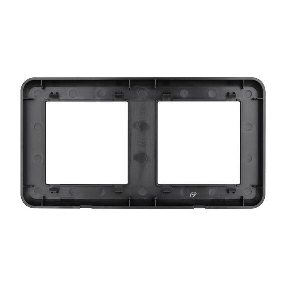 Arlight 043778 Рамка пластиковая FRM-VERSA-PL-2-BK (Arlight, -) 043778, изображение 3