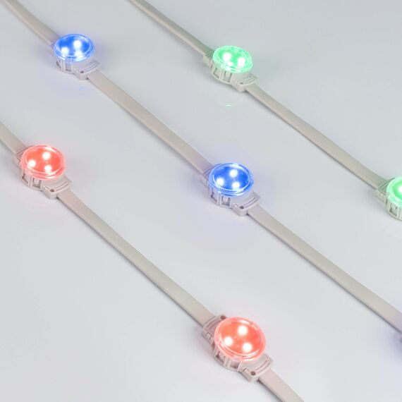 Arlight 036831 Модуль управляемый SPI-F3-D30 12V RGB-RAM-Auto (0.6W, IP68, 120 deg) (Arlight, Пластик, 3 года) - ! УПАКОВКА СОСТОИТ ИЗ - 120 шт