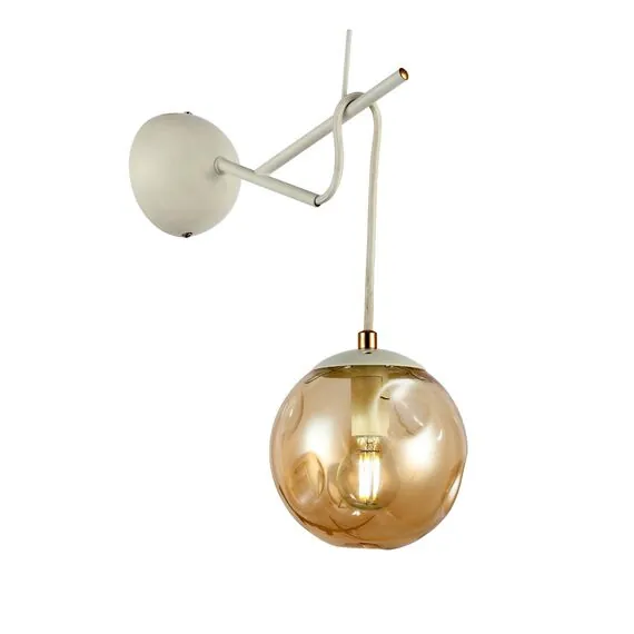 EVOLUCE SLE110201-01 Светильник настенный Белый/Янтарный E14 1*40W, изображение 2