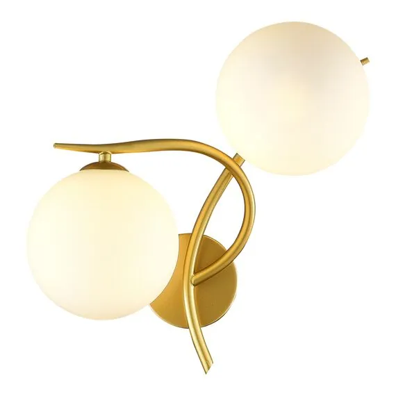 EVOLUCE SLE2210-201-02 Светильник настенный Золотой/Белый G9 LED 2*5W, изображение 2