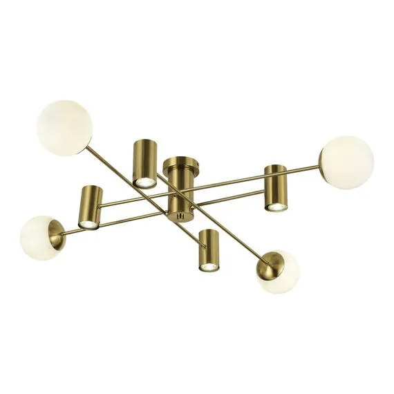 EVOLUCE SLE1105-302-08 Светильник потолочный Латунь/Белый GU10+E27 4+4*5+60W, изображение 5